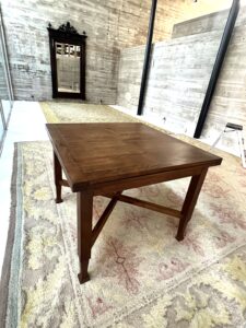Mesa extensible de roble detalle 1